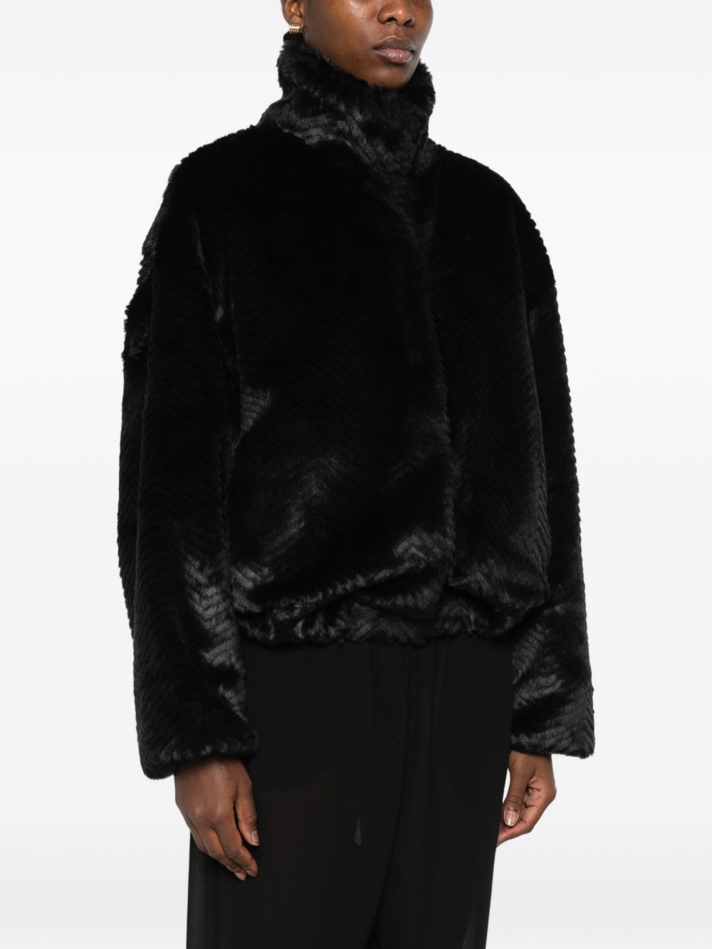 Forte Forte Women Faux Fur Bomber Jacket FORTE FORTE