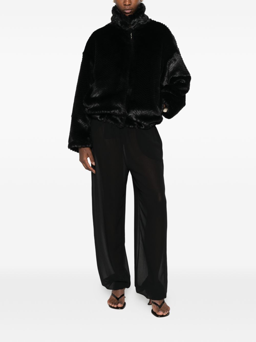 Forte Forte Women Faux Fur Bomber Jacket FORTE FORTE