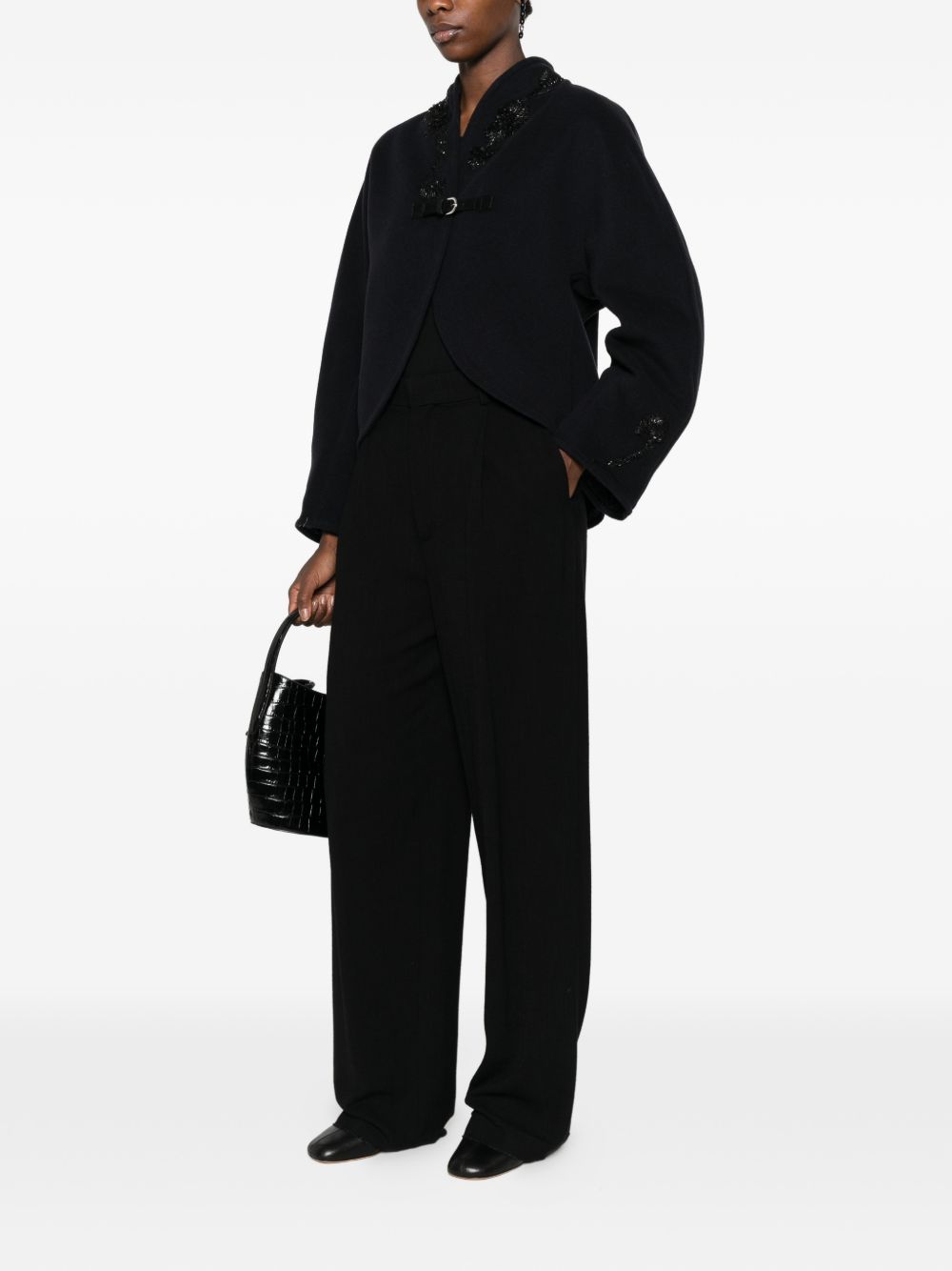 Forte Forte Women Wool Blend Cropped Coat FORTE FORTE
