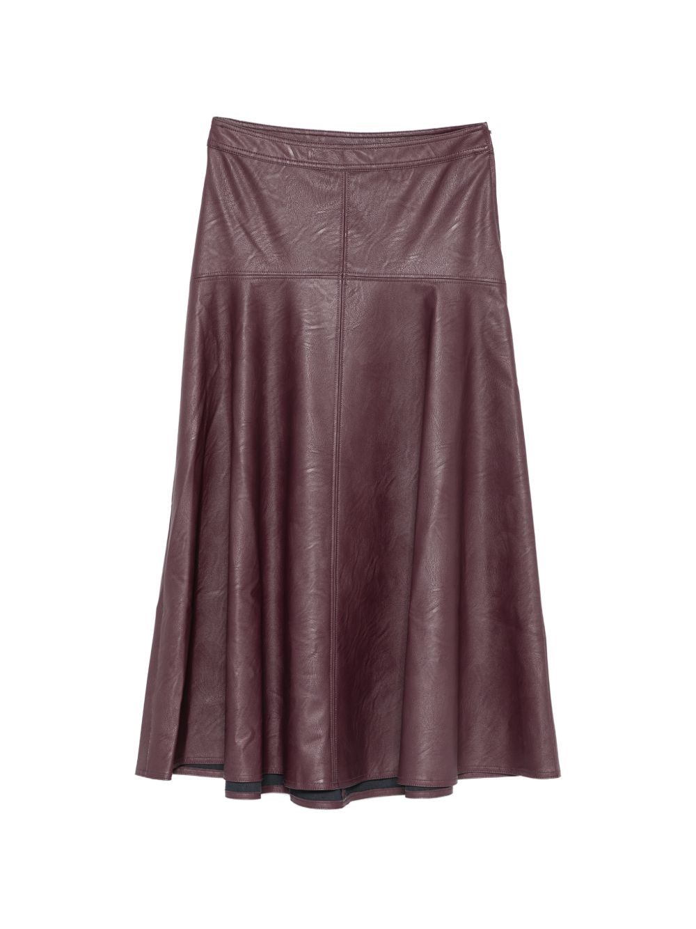 Forte Forte Women Eco Leather Midi Skirt FORTE FORTE
