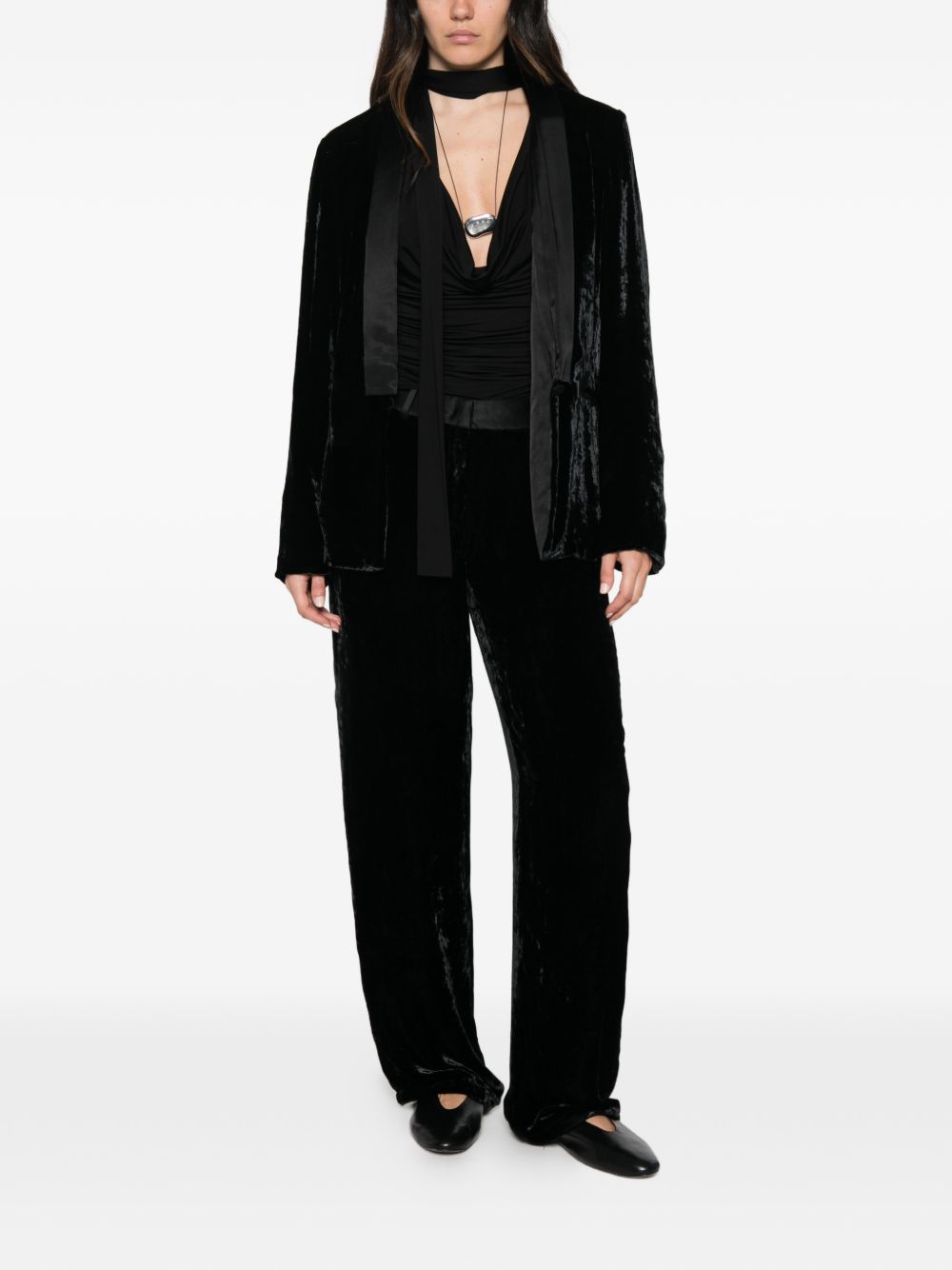 Forte Forte Women Velvet Smoking Jacket FORTE FORTE
