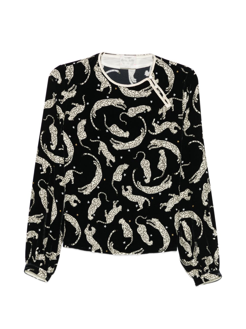 Forte Forte Women Printed Velvet Blouse FORTE FORTE