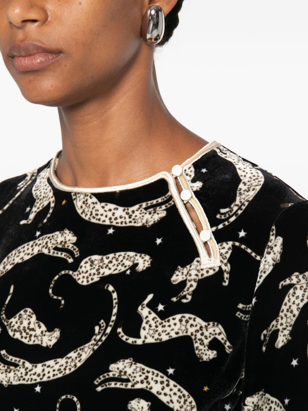 Forte Forte Women Printed Velvet Blouse FORTE FORTE