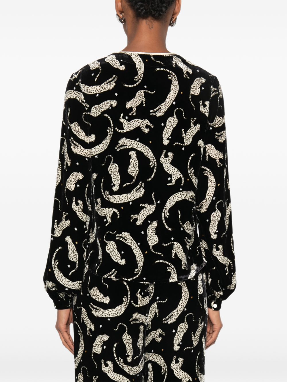 Forte Forte Women Printed Velvet Blouse FORTE FORTE