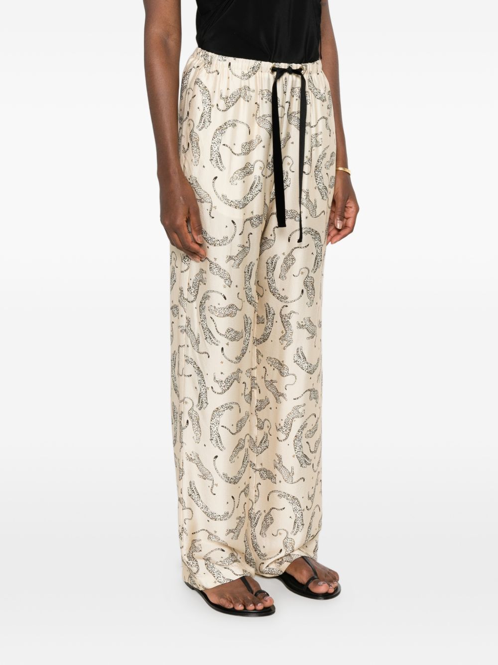 Forte Forte Women Printed Drawstring Trousers FORTE FORTE