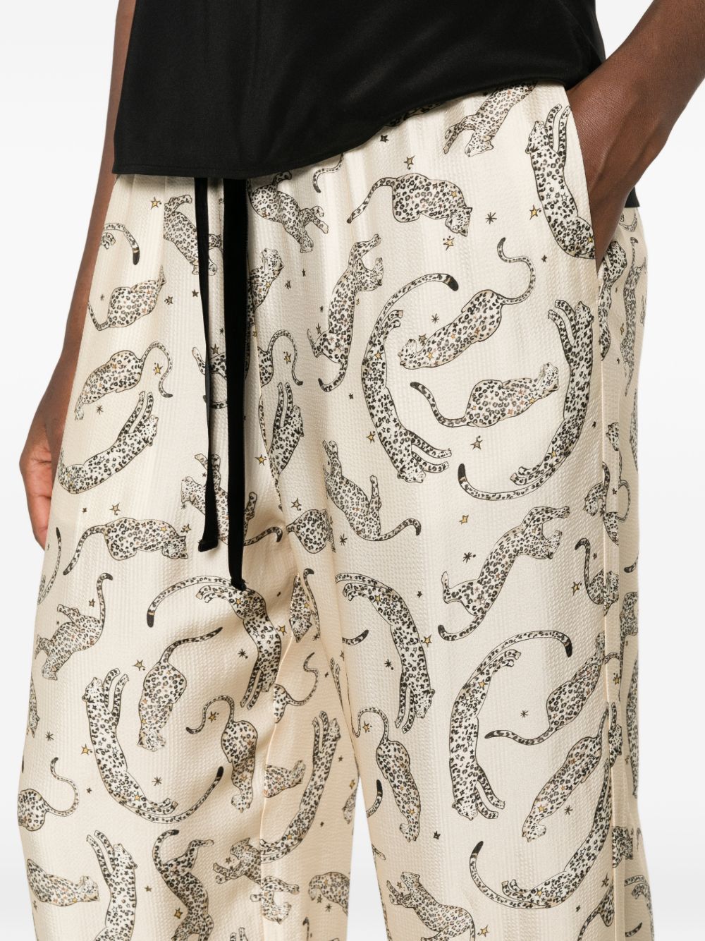 Forte Forte Women Printed Drawstring Trousers FORTE FORTE