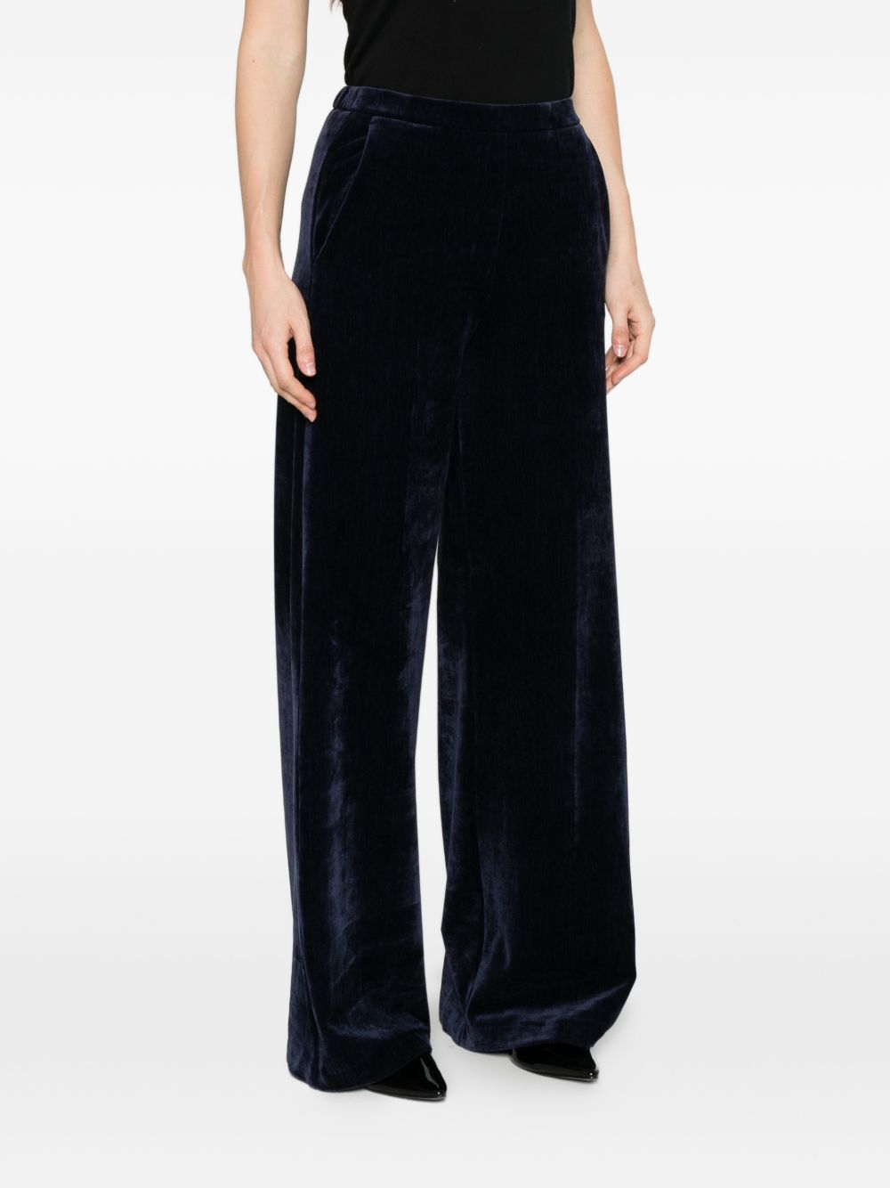 Forte Forte Women Velvet High-Waisted Trousers