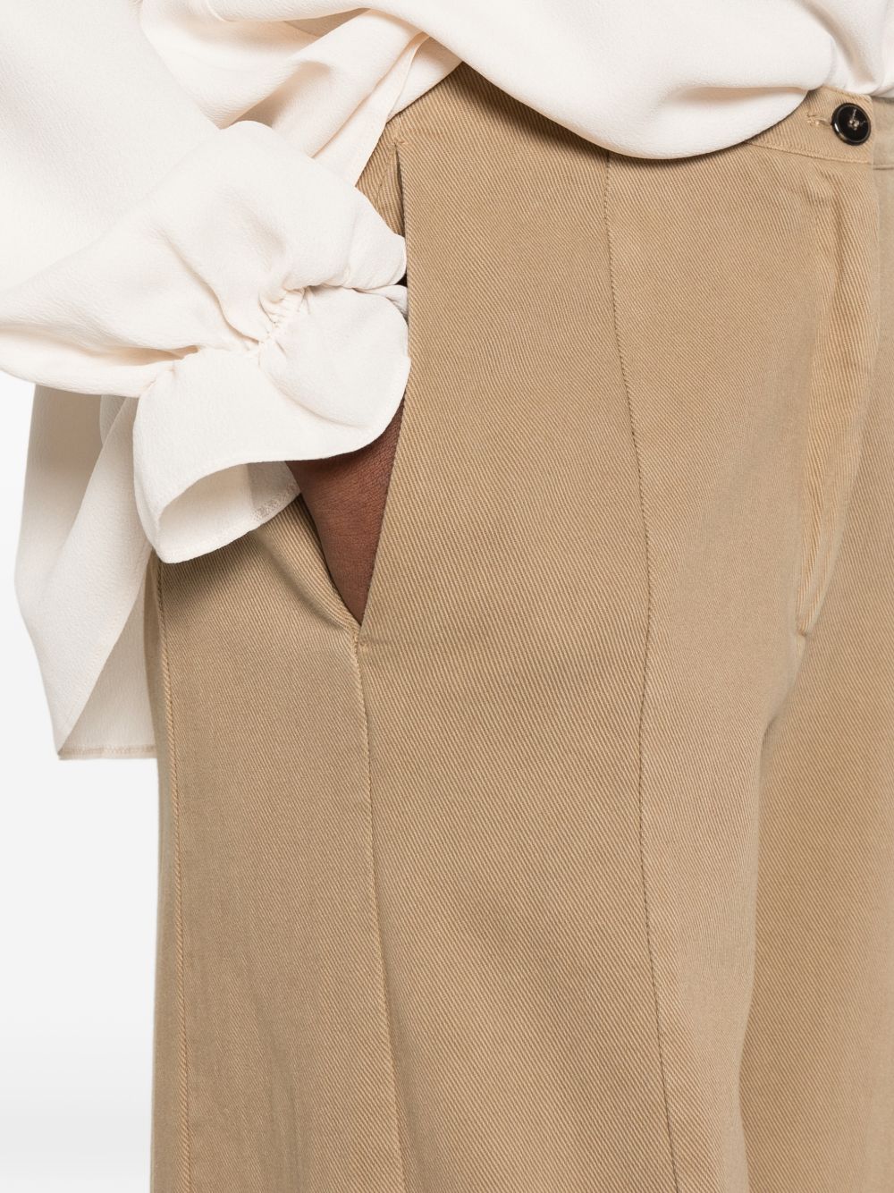 Forte Forte Women Cotton Wide-Leg Trousers
