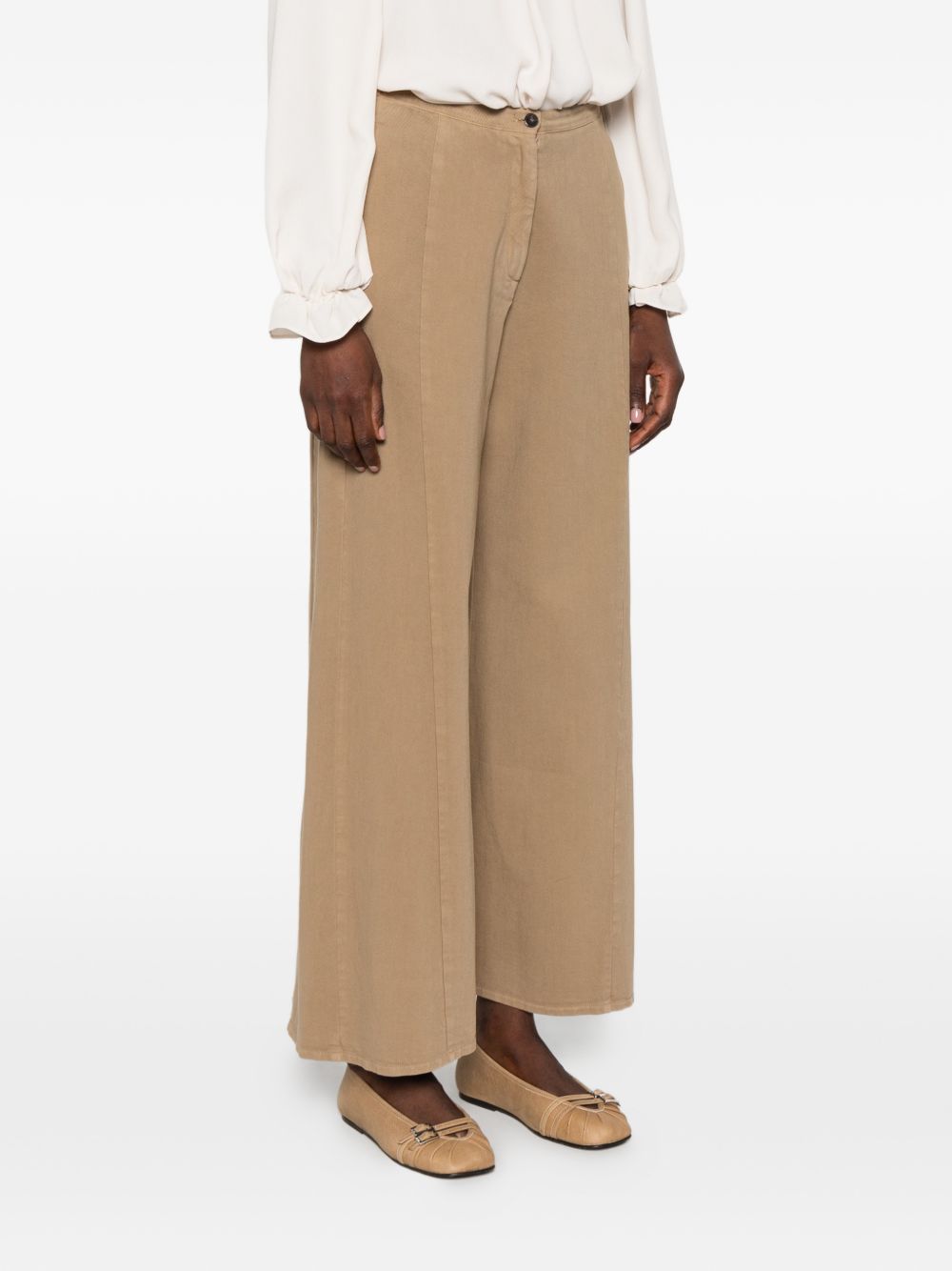 Forte Forte Women Cotton Wide-Leg Trousers