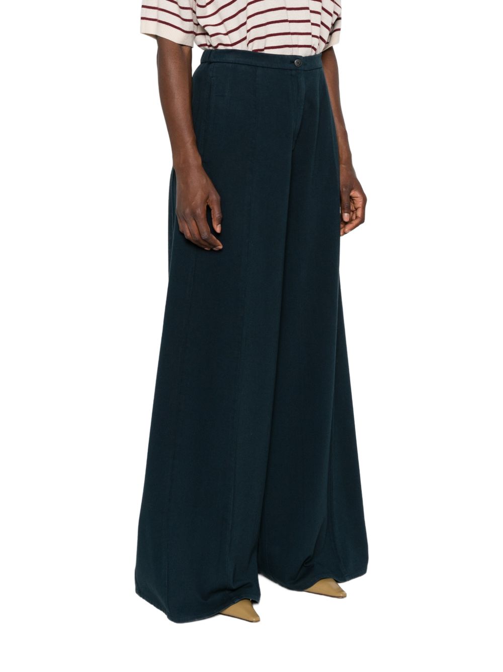 Forte Forte Women Cotton Wide-Leg Trousers FORTE FORTE
