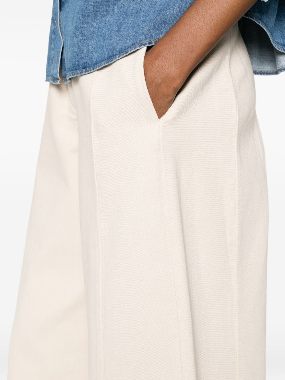 Forte Forte Women Cotton Wide-Leg Trousers FORTE FORTE