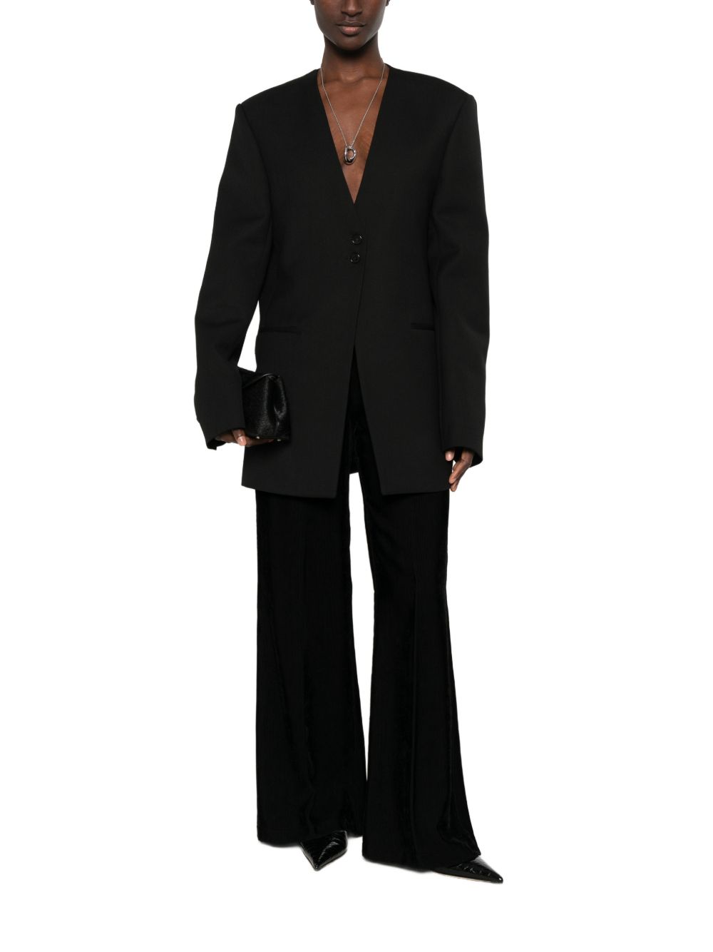 Forte Forte Women Velvet Flared Trousers FORTE FORTE