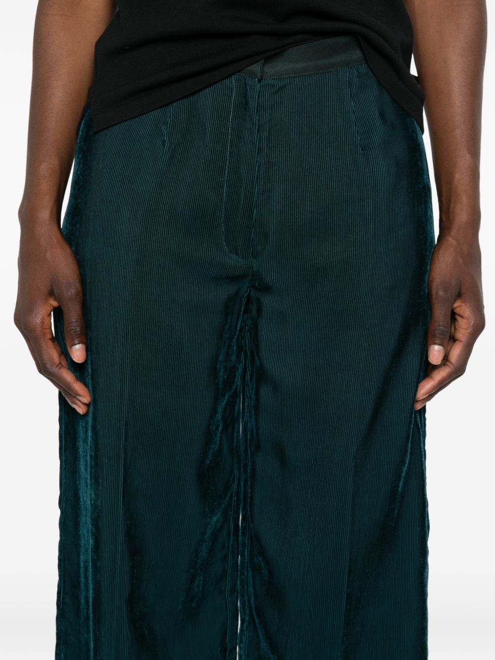Forte Forte Women Velvet High-Waisted Trousers FORTE FORTE