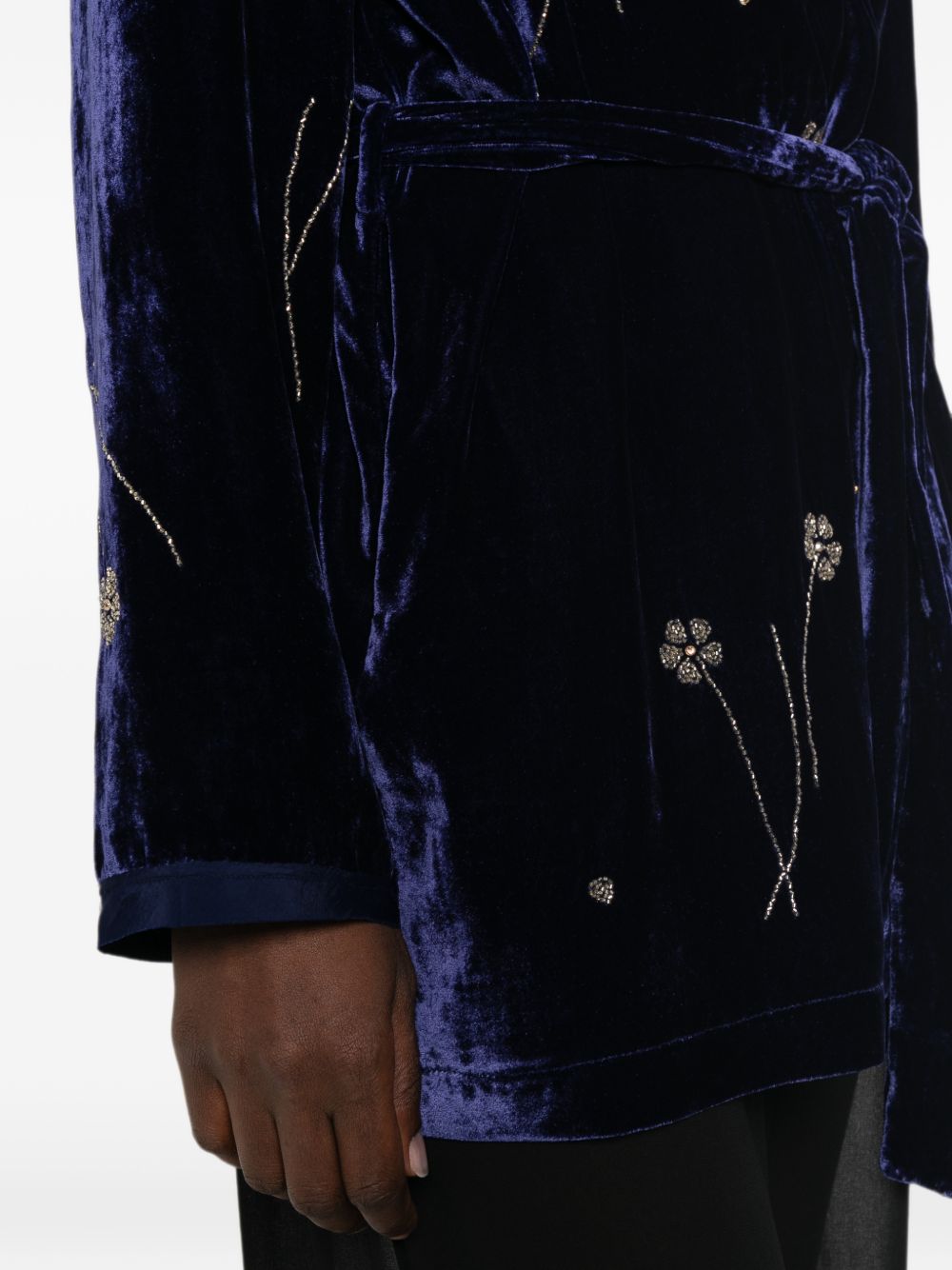 Forte Forte Women Embroidered Velvet Kimono FORTE FORTE