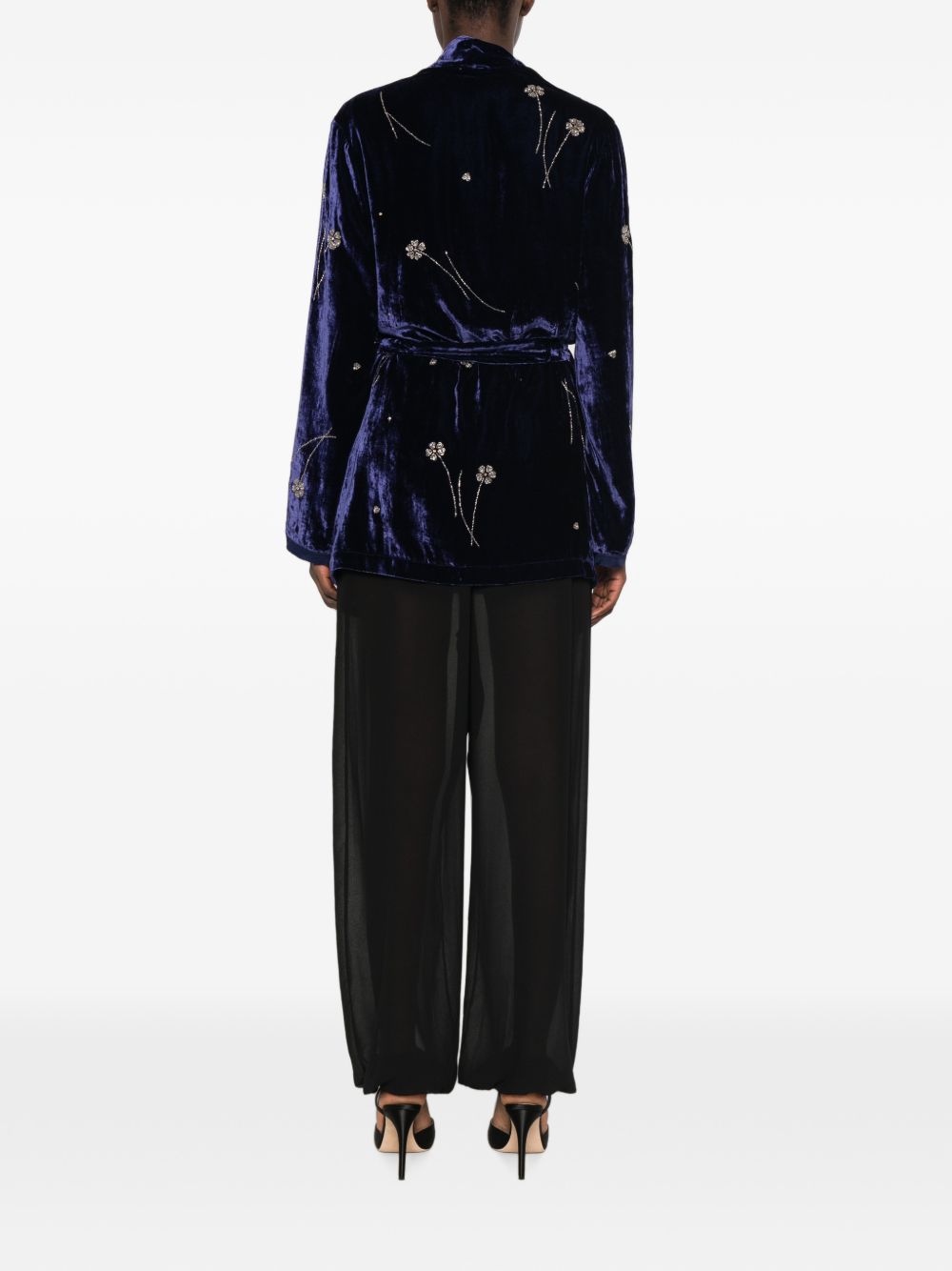 Forte Forte Women Embroidered Velvet Kimono FORTE FORTE