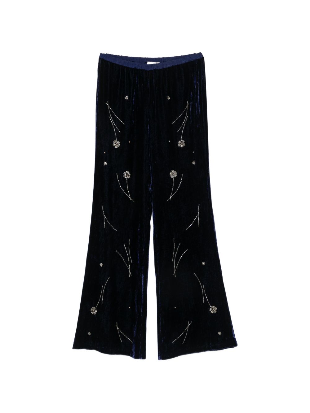 Forte Forte Women Embroidered Velvet Trousers