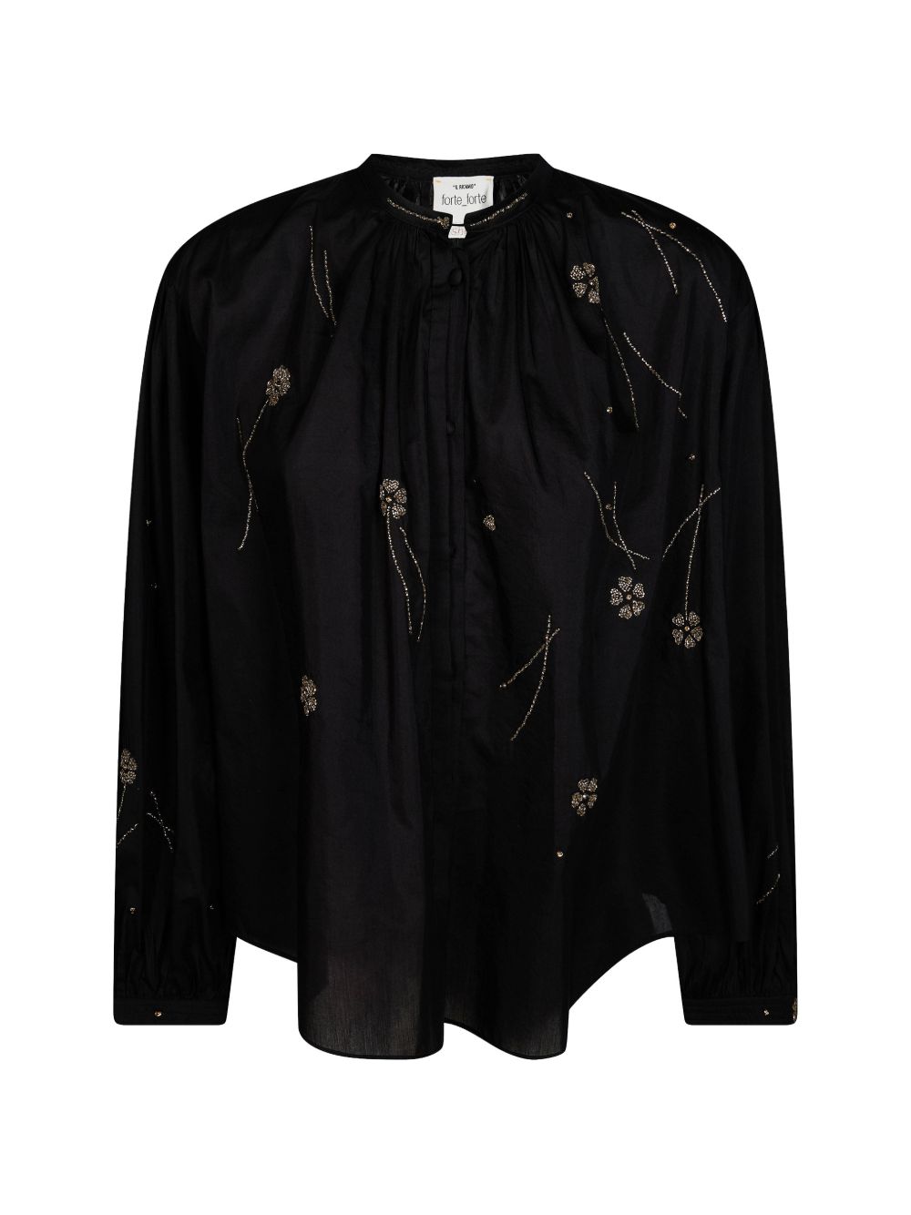 Forte Forte Women Embroidered Cotton Blouse FORTE FORTE