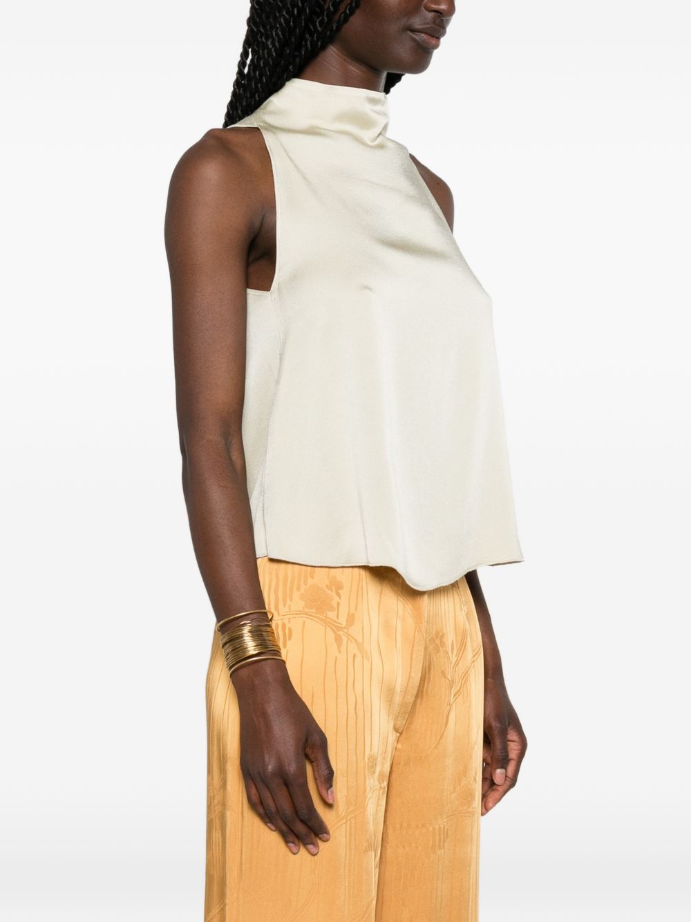 Forte Forte Women Satin Turtle-Neck Top FORTE FORTE