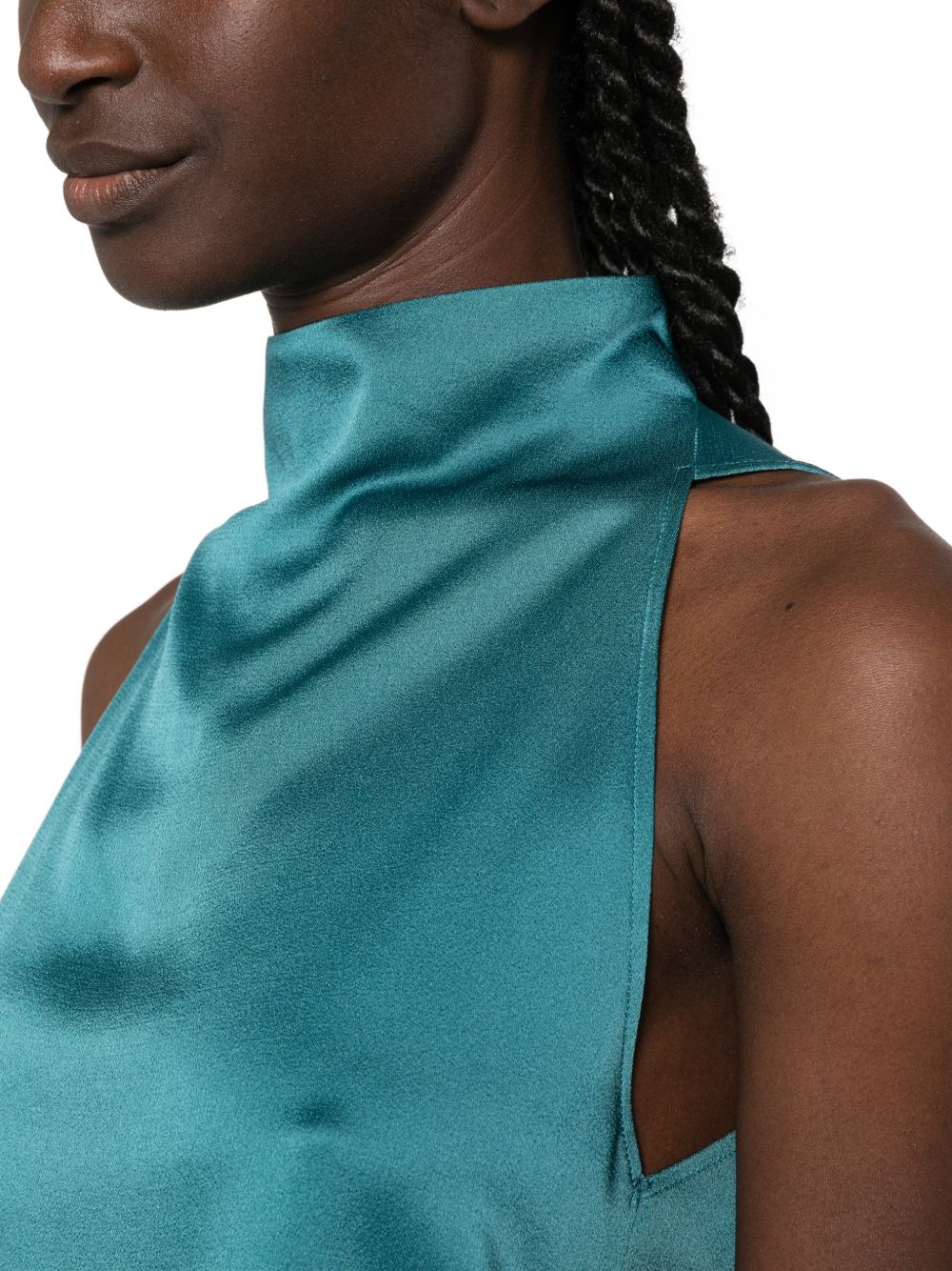 Forte Forte Women Satin Turtle-Neck Top FORTE FORTE