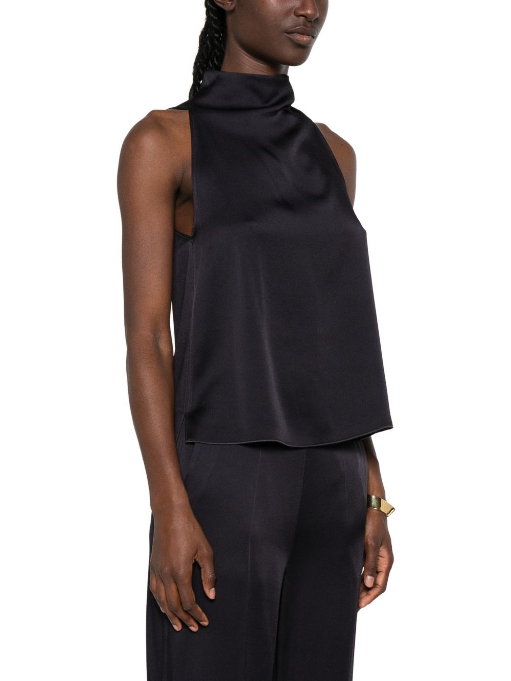 Forte Forte Women Satin Turtle-Neck Top FORTE FORTE