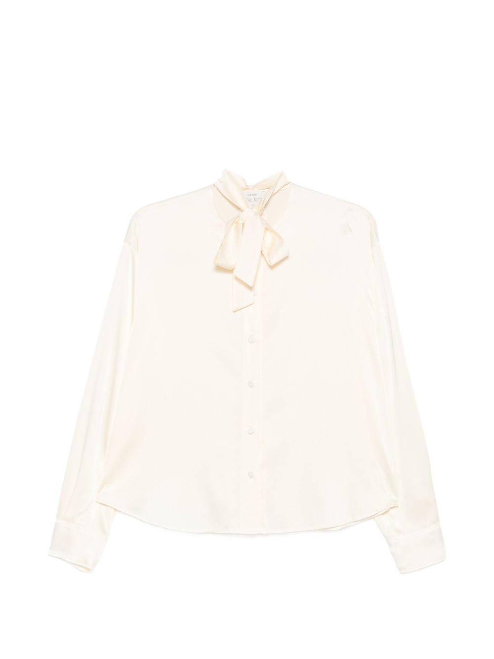 Forte Forte Women Silk Bow-Tie Shirt FORTE FORTE