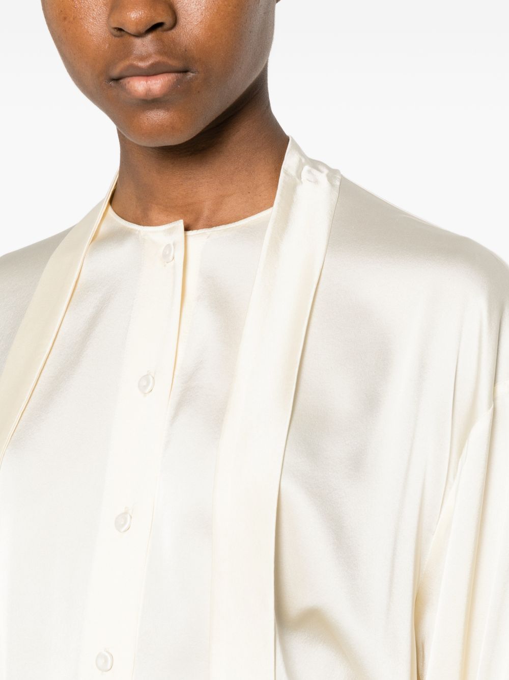 Forte Forte Women Silk Bow-Tie Shirt FORTE FORTE