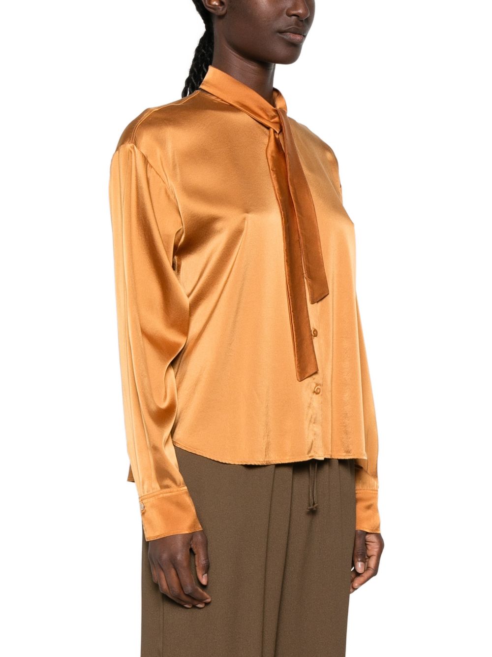 Forte Forte Women Silk Bow-Tie Shirt FORTE FORTE