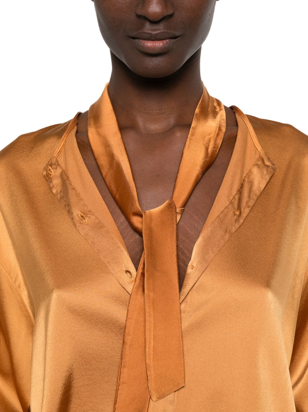 Forte Forte Women Silk Bow-Tie Shirt FORTE FORTE