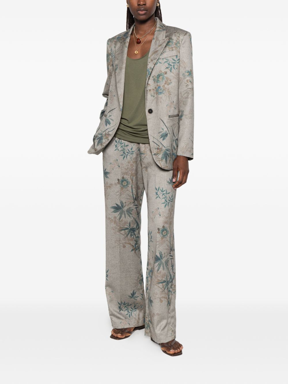 Forte Forte Women Printed Fluid Trousers FORTE FORTE