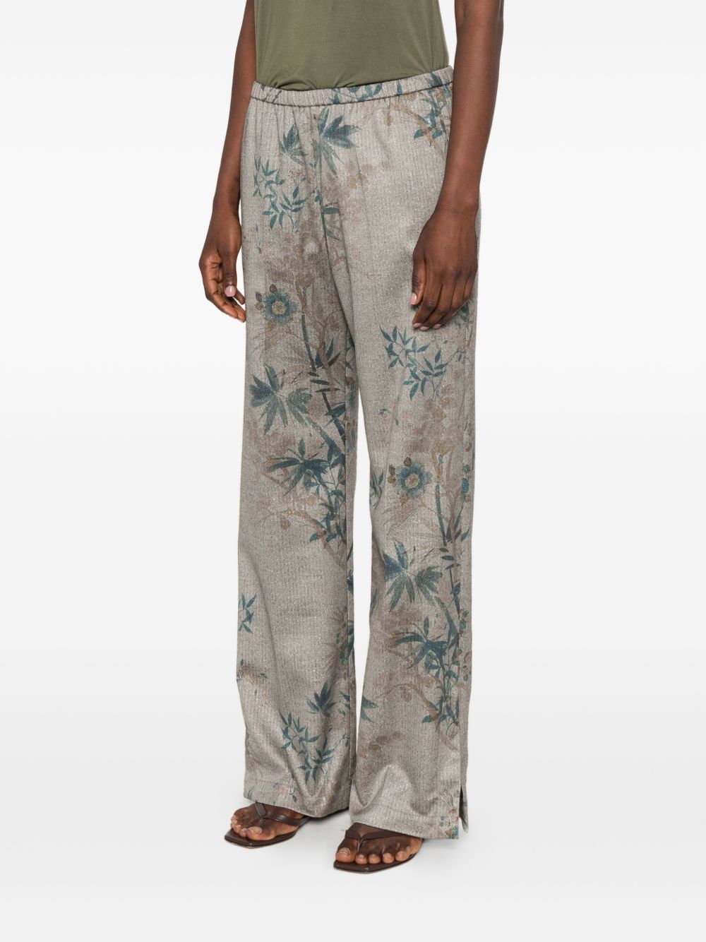 Forte Forte Women Printed Fluid Trousers FORTE FORTE