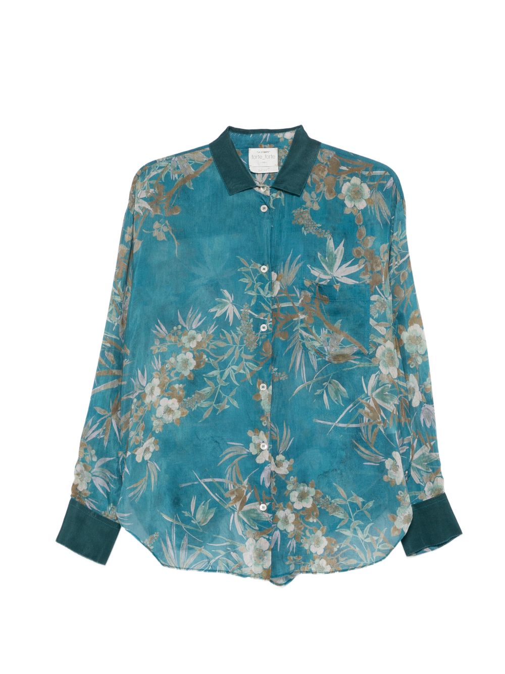 Forte Forte Women Cotton And Silk Printed Shirt