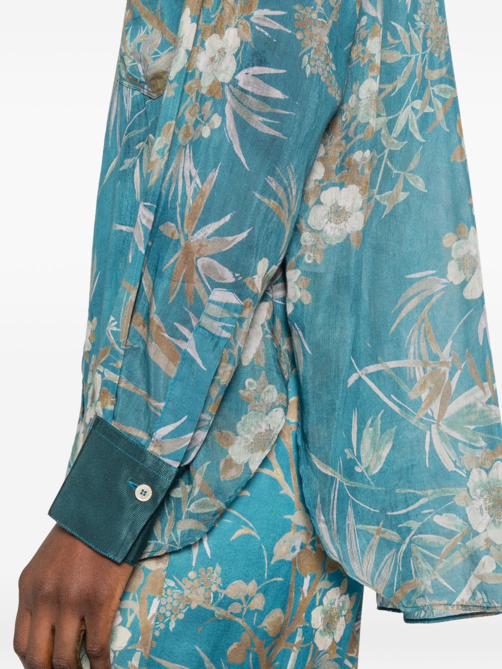 Forte Forte Women Cotton And Silk Printed Shirt