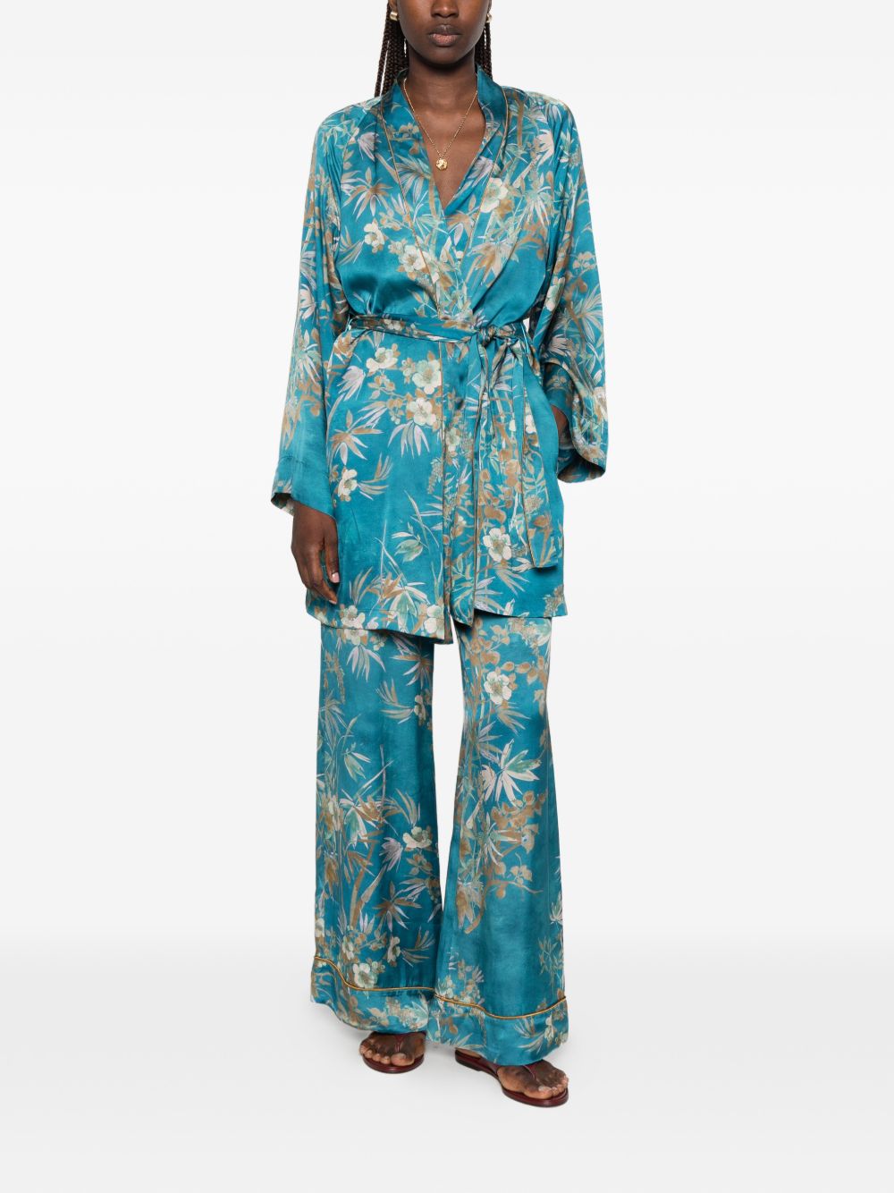 Forte Forte Women Printed Satin Kimono FORTE FORTE