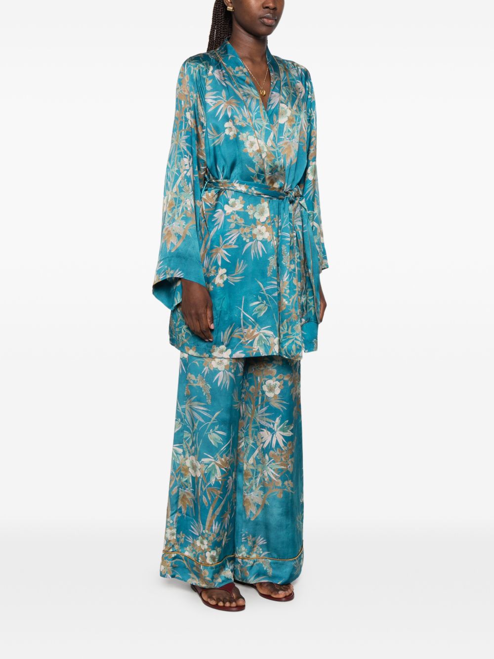 Forte Forte Women Printed Satin Kimono FORTE FORTE