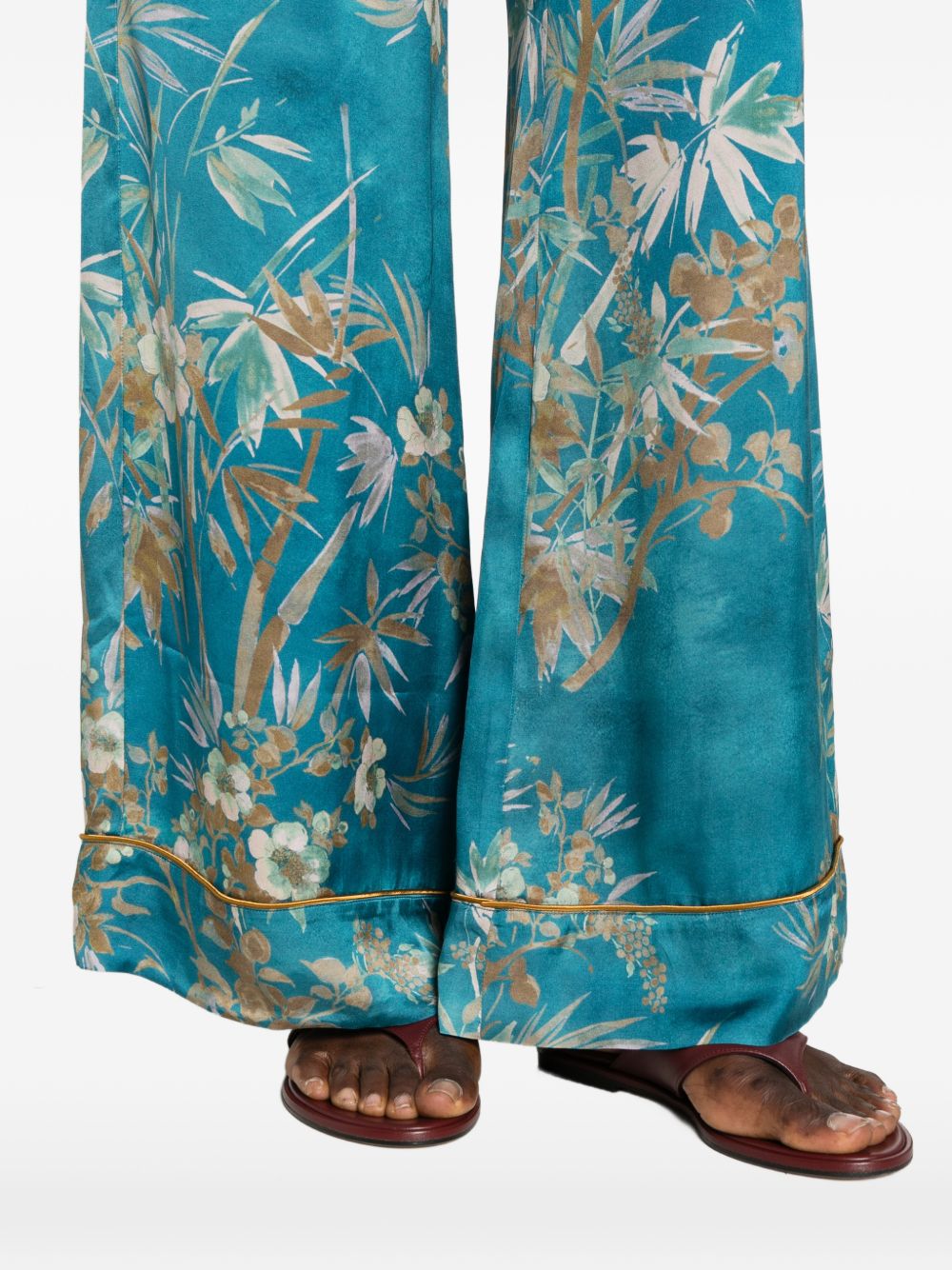 Forte Forte Women Printed Satin Trousers