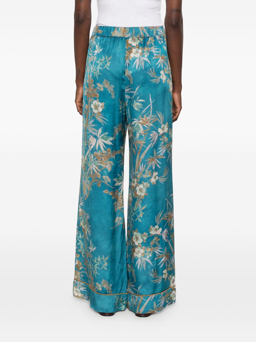 Forte Forte Women Printed Satin Trousers