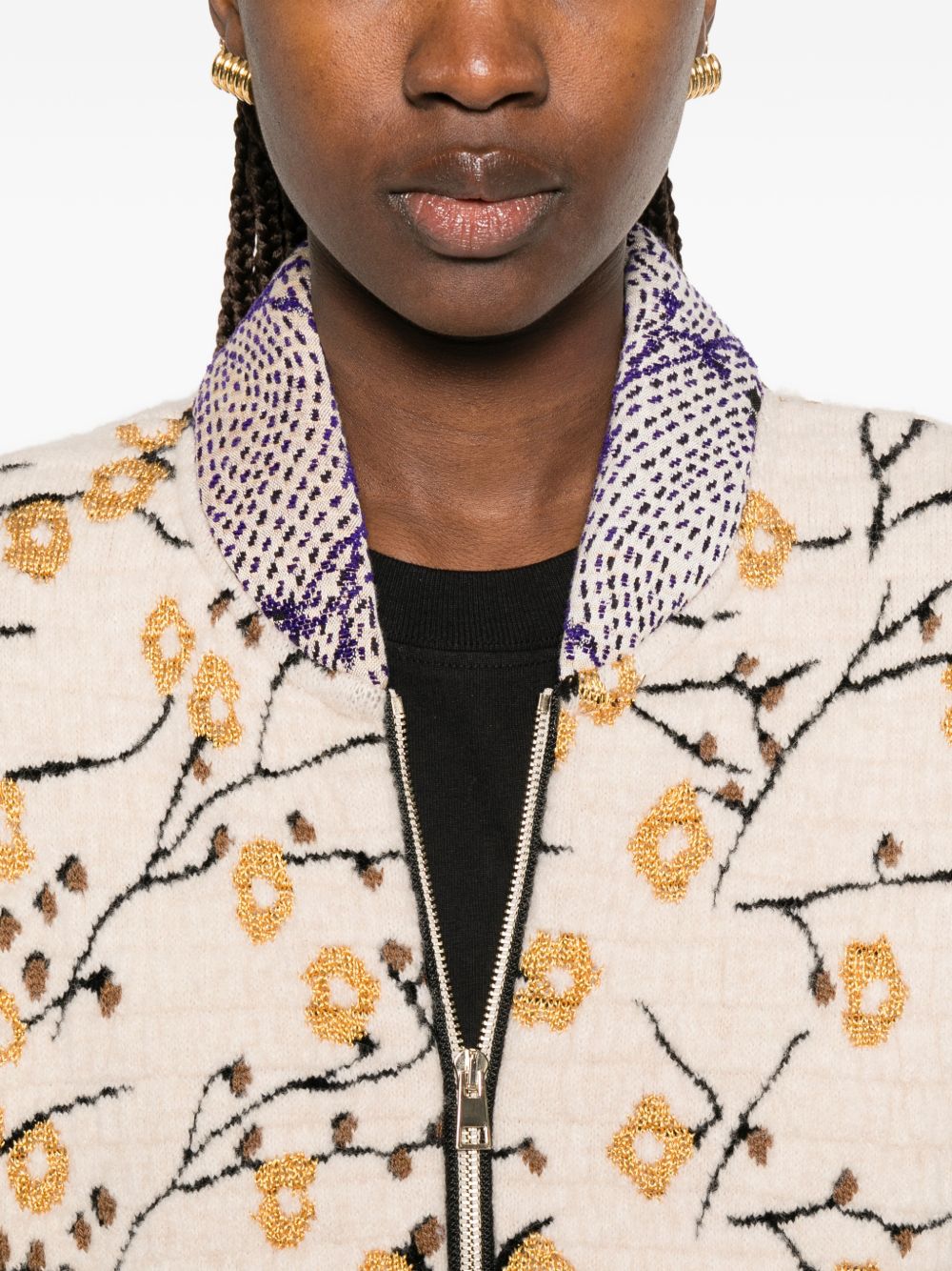 Forte Forte Women Jacquard Bomber Jacket FORTE FORTE