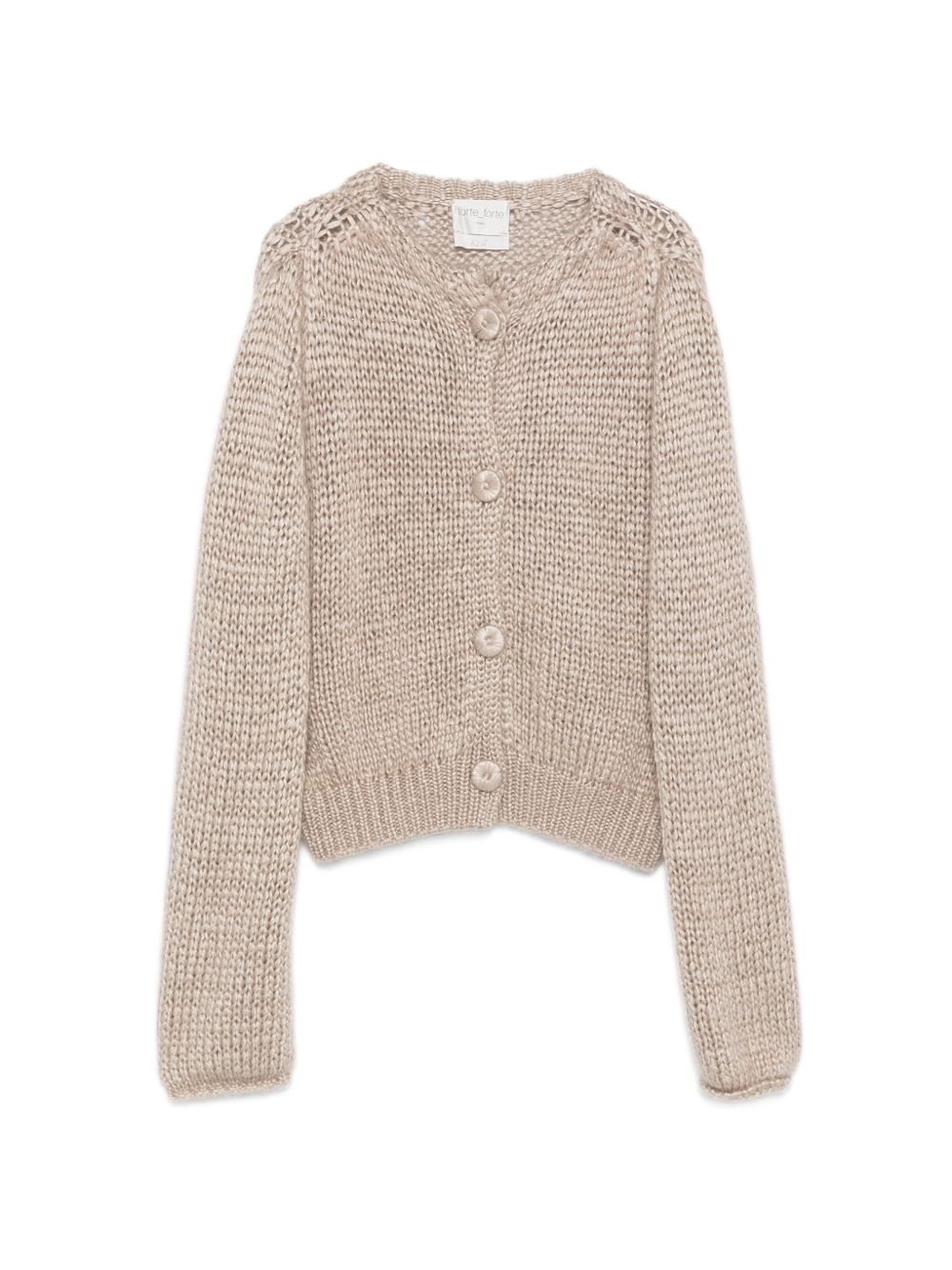 Forte Forte Women Cashmere Blend Kitted Cardigan FORTE FORTE