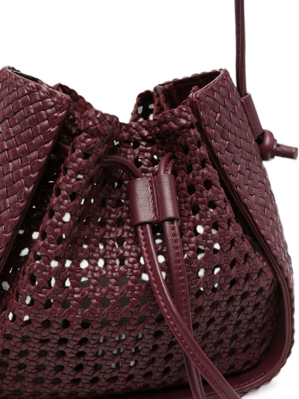 Forte Forte Women My Pepita Leather Bucket Bag FORTE FORTE