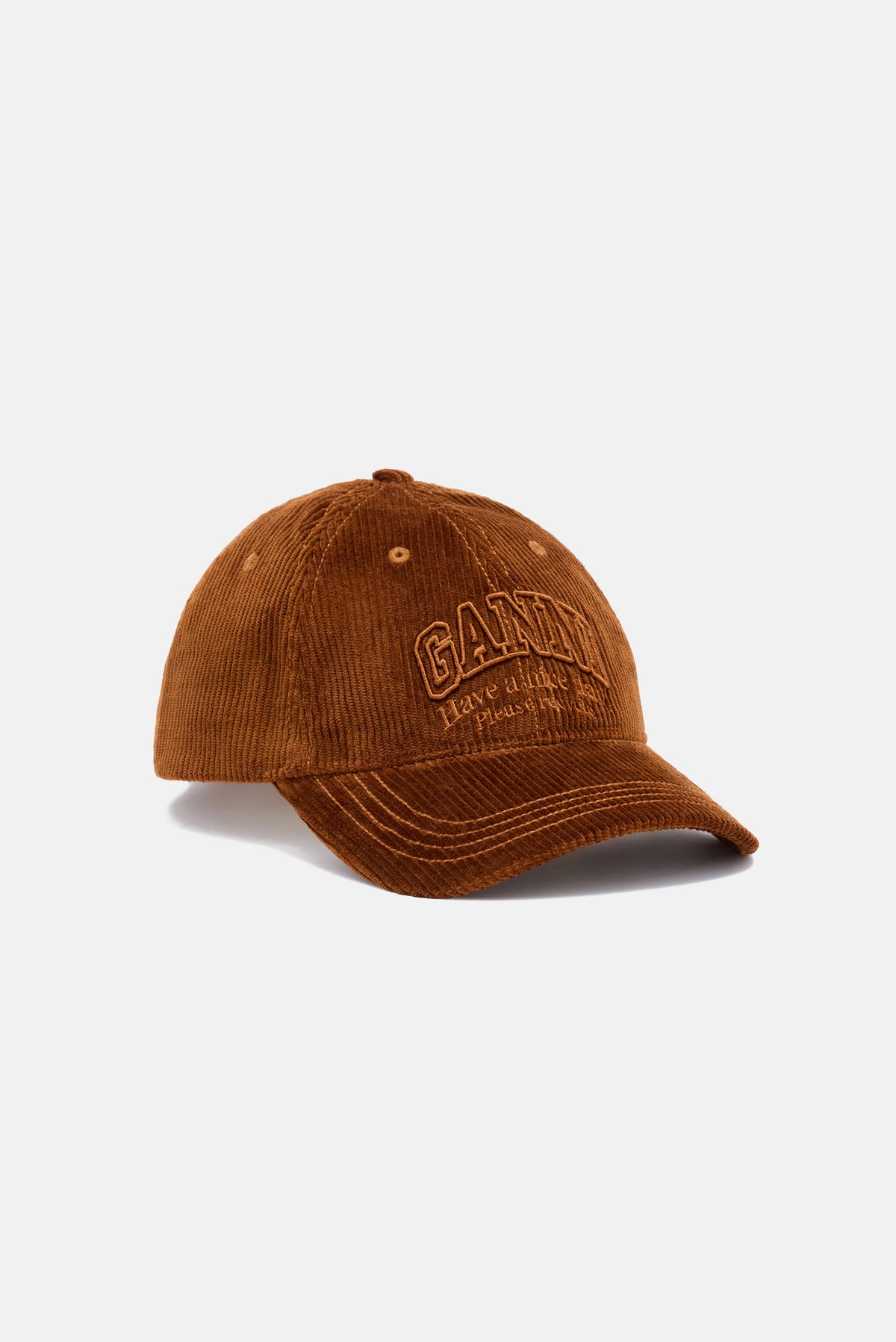 Ganni Women Corduroy Cap GANNI