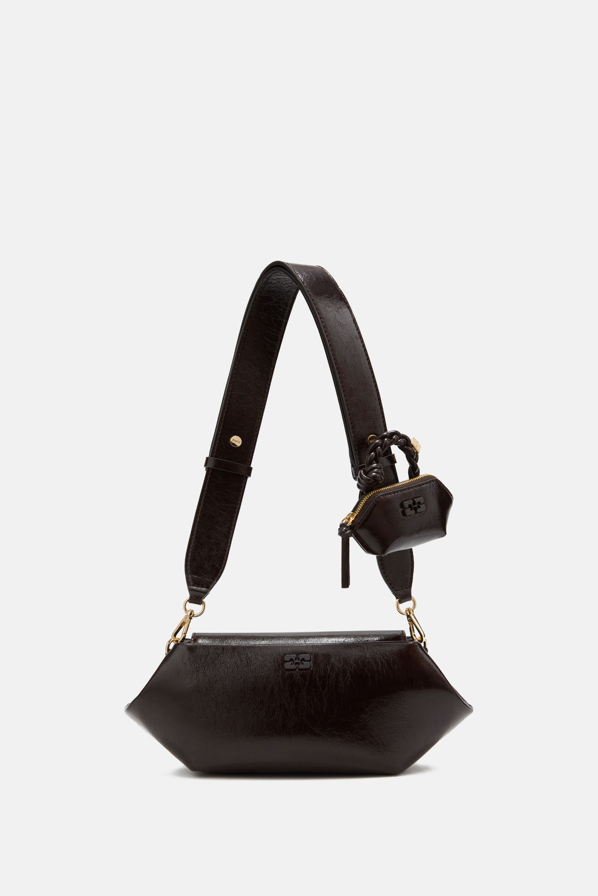Ganni Women Bou East/West Deep Shine Bag GANNI