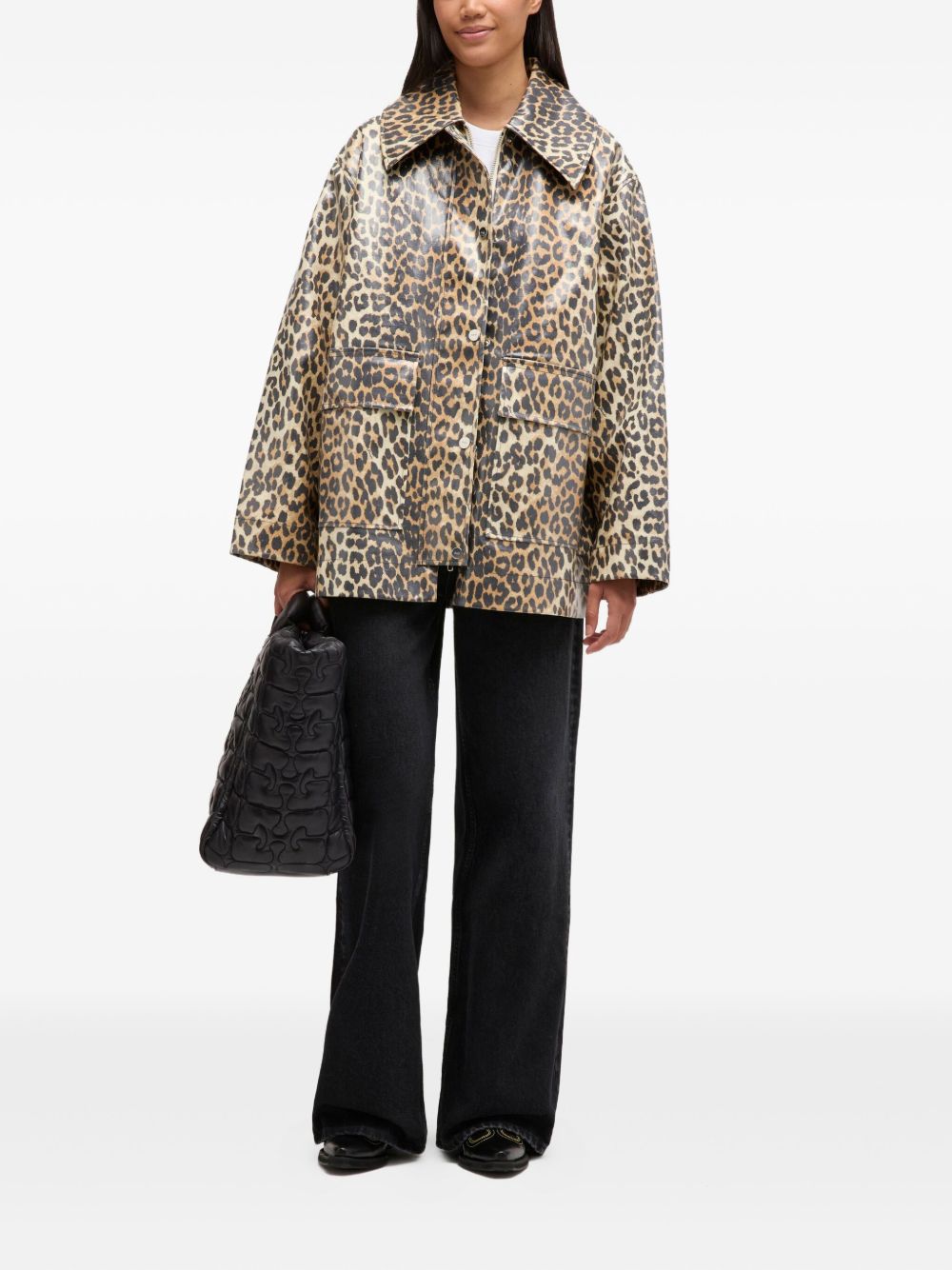 Ganni Women Cotton Blend Jacket GANNI