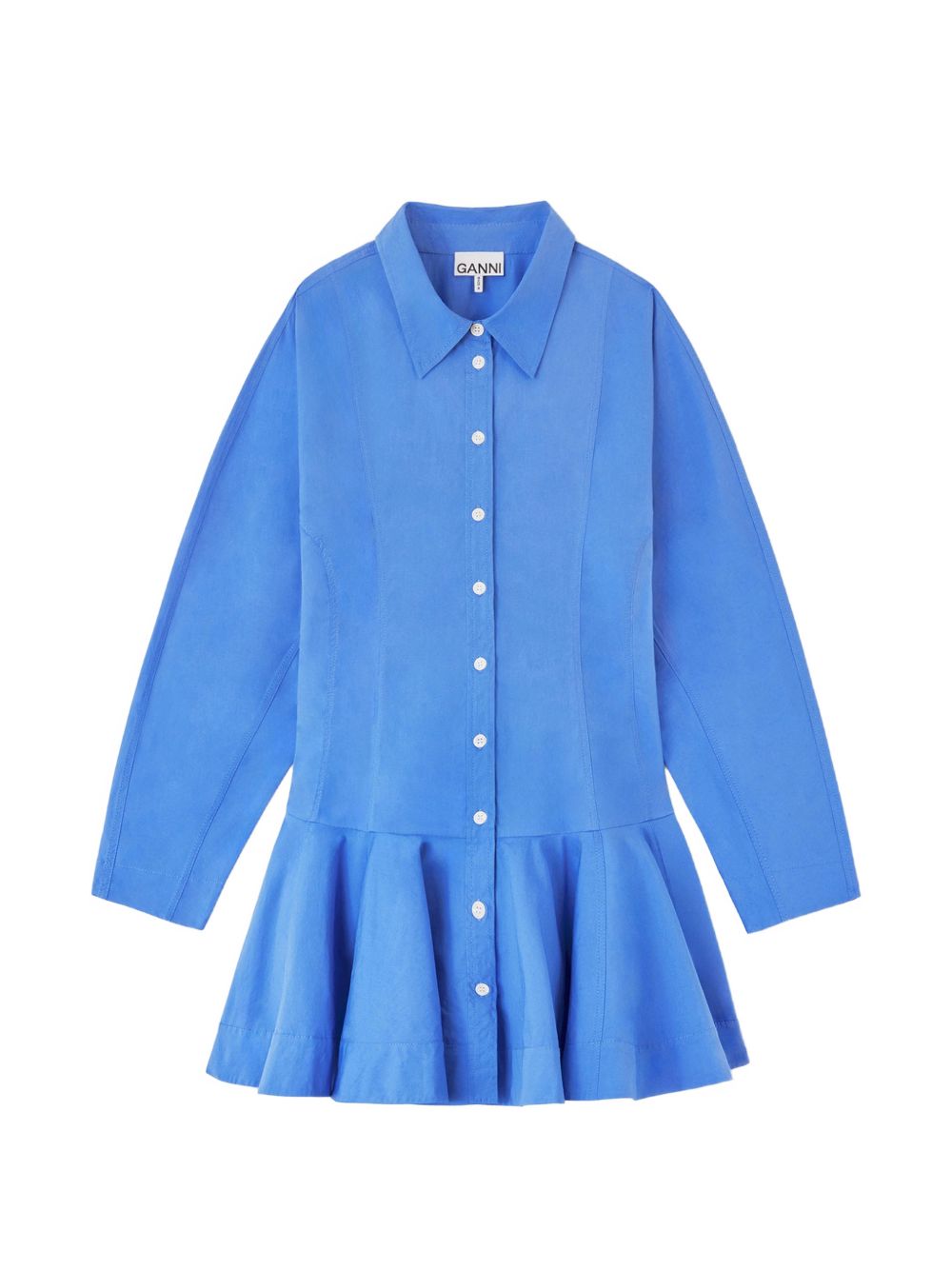 Ganni Women Organic Cotton Shirtdress GANNI