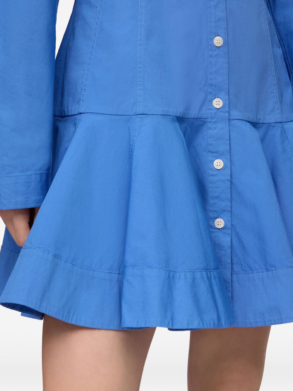 Ganni Women Organic Cotton Shirtdress GANNI