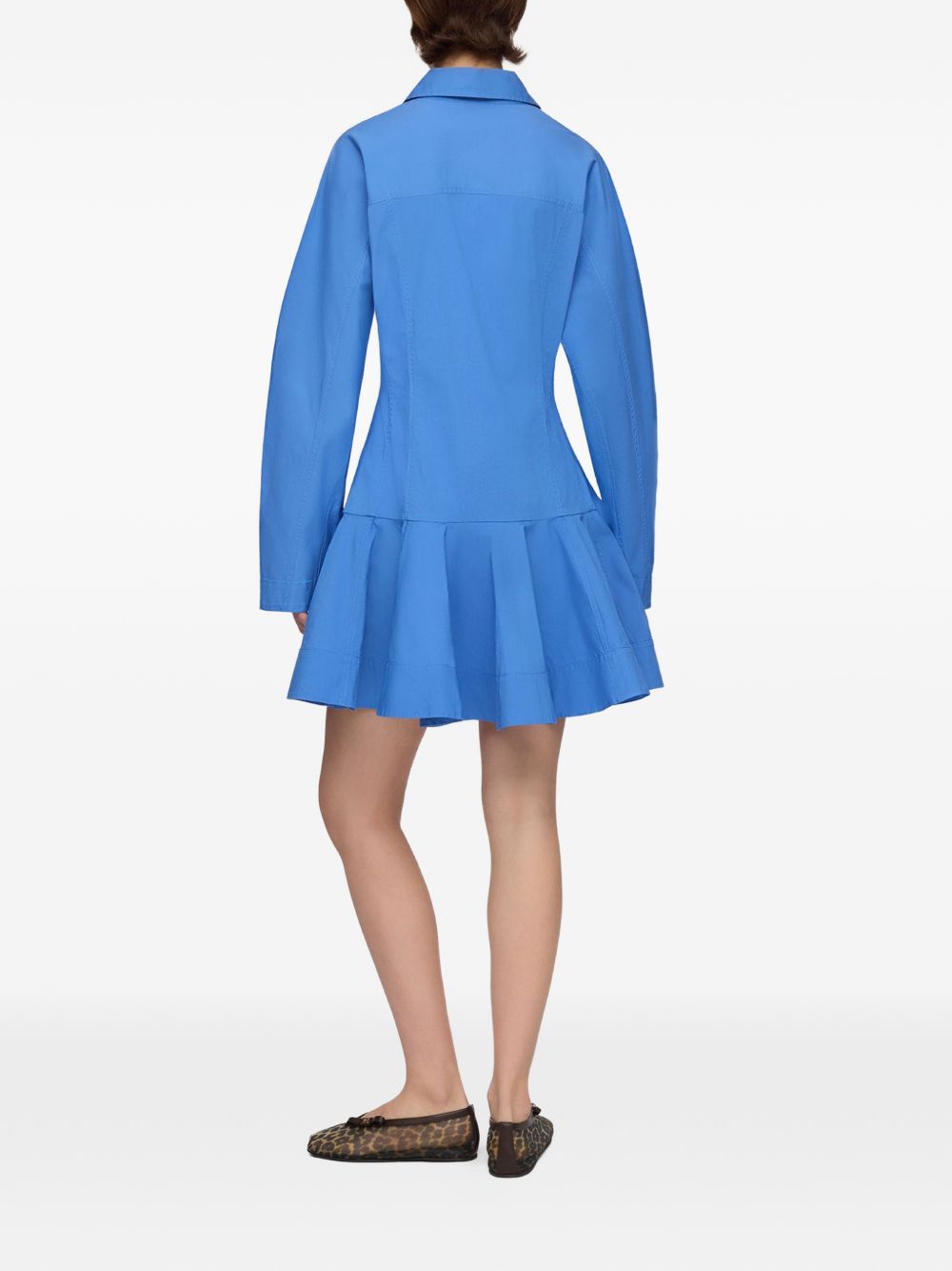 Ganni Women Organic Cotton Shirtdress GANNI