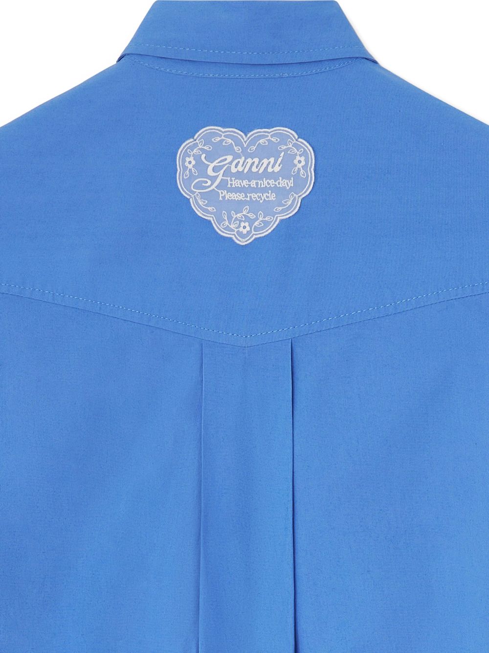 Ganni Women Organic Cotton Shirtdress GANNI