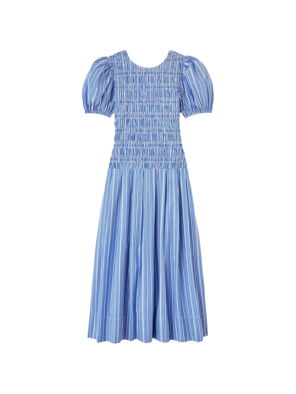 Ganni Women Organic Cotton Midi Dress GANNI