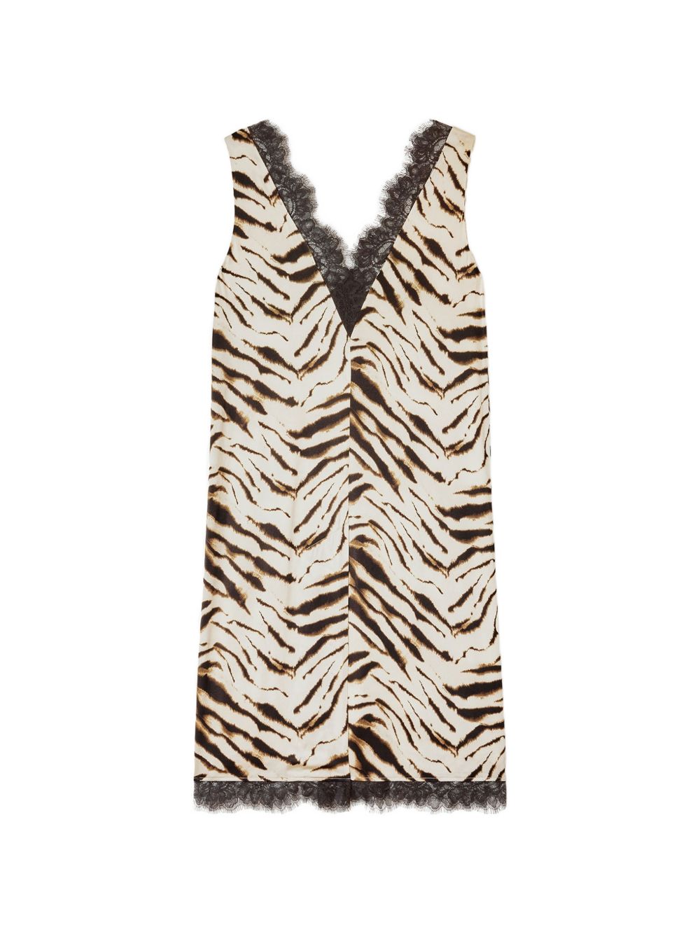 Ganni Women Zebra Print Midi Dress GANNI