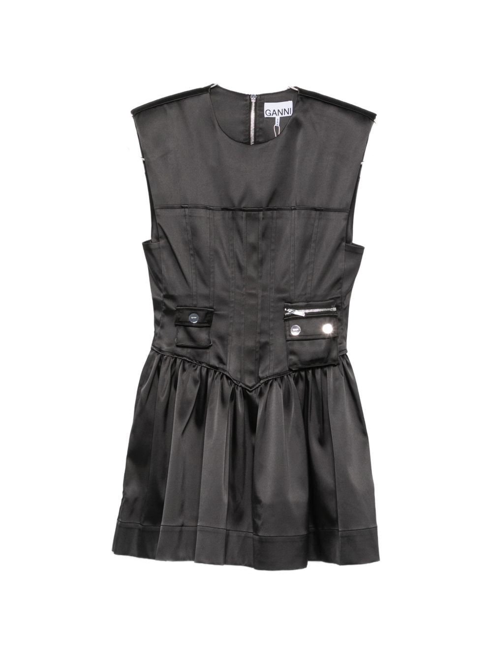 Ganni Women Corset Mini Dress GANNI
