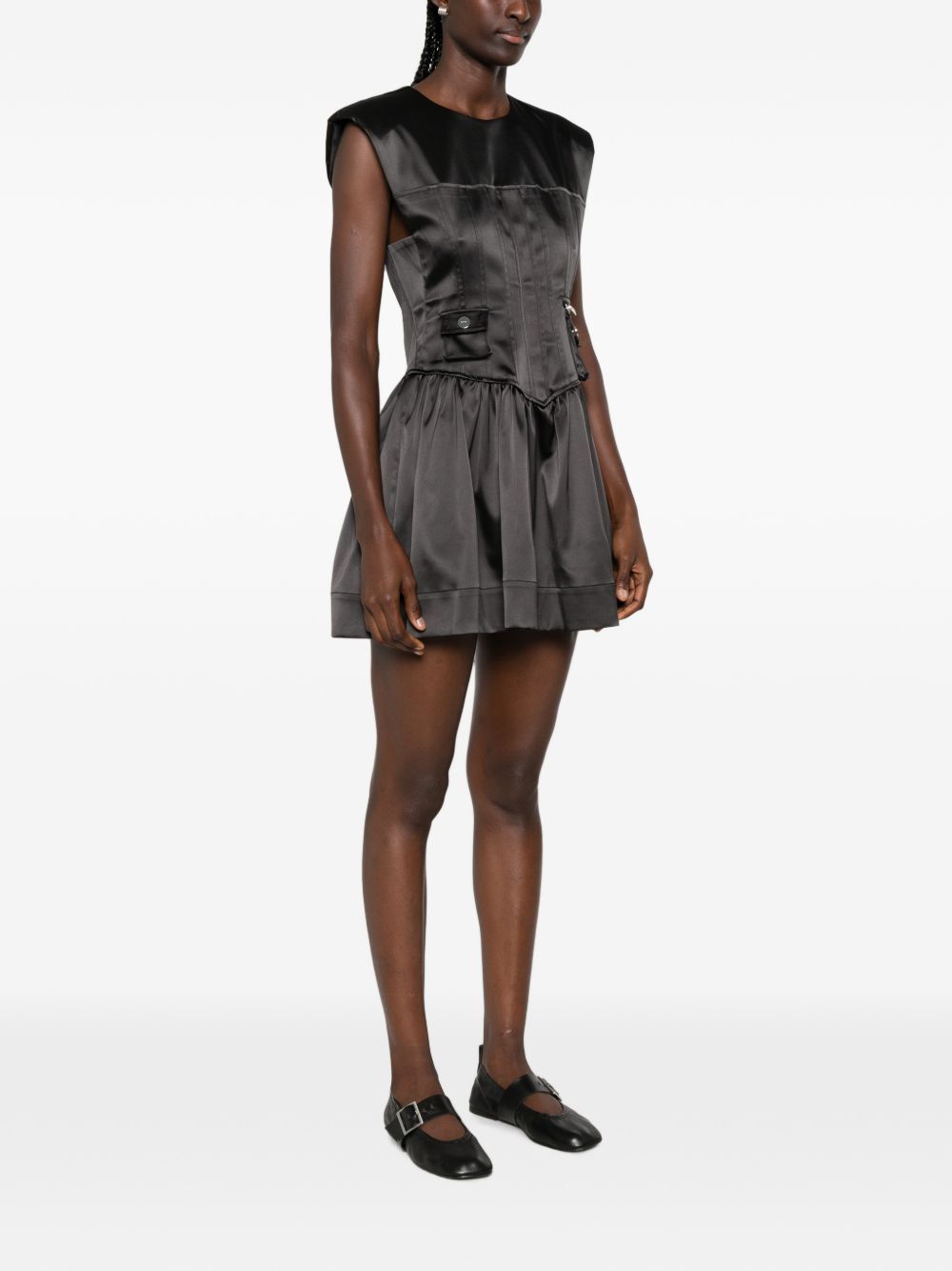Ganni Women Corset Mini Dress GANNI